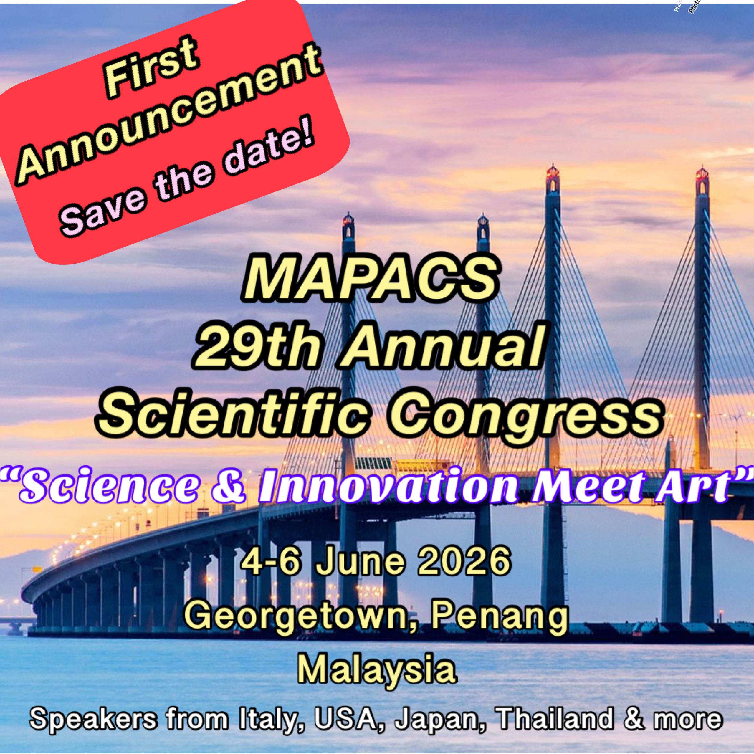 MAPACS 29th Annual Scientific Congress Announcement