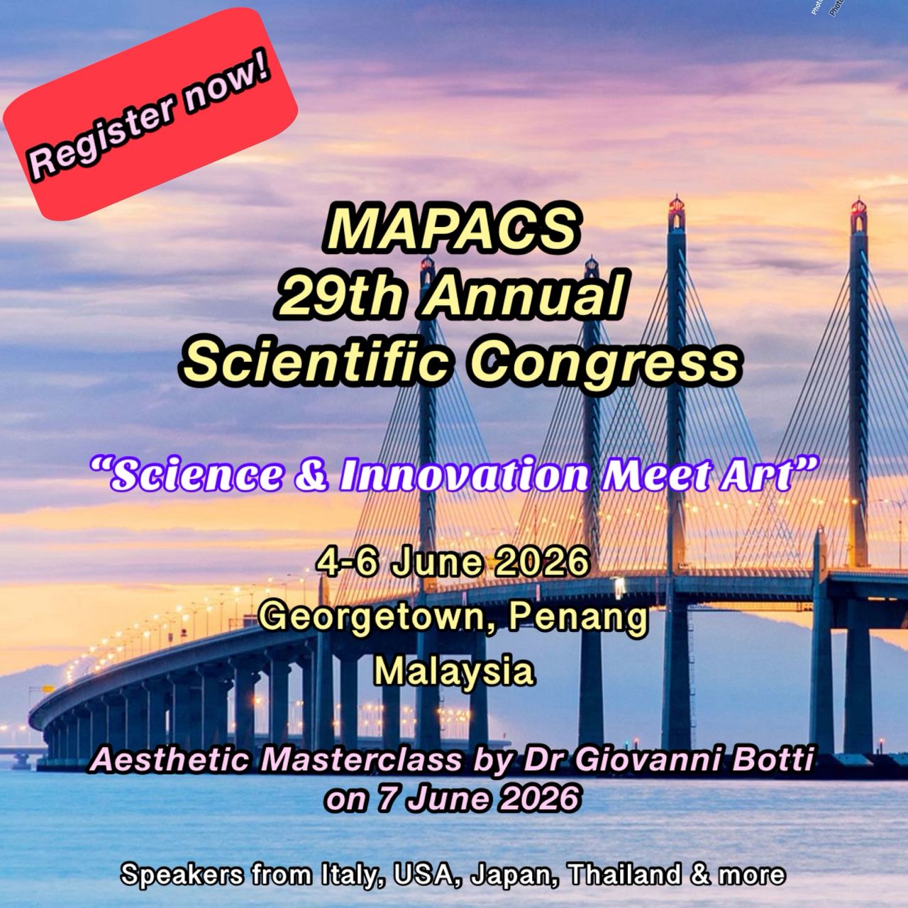 MAPACS 29th Annual Scientific Congress Announcement
